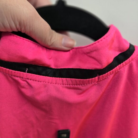 Jamie Sadock Pink Sleeveless Sporty Golf Shirt Size Large - Picture 9 of 13